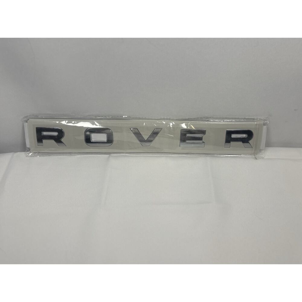 3D Raised Head Emblem For RangeRover Letter Badge Sport Bright Black